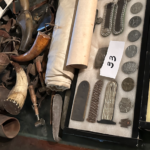 33-Military, Powder horns, medals